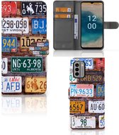 Wallet Book Case Nokia G22 GSM Hoesje Kentekenplaten