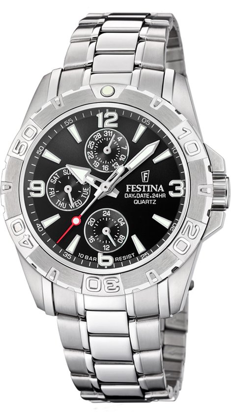 Esprit Heren Horloge ES1G160L0015 analoog met leren armband