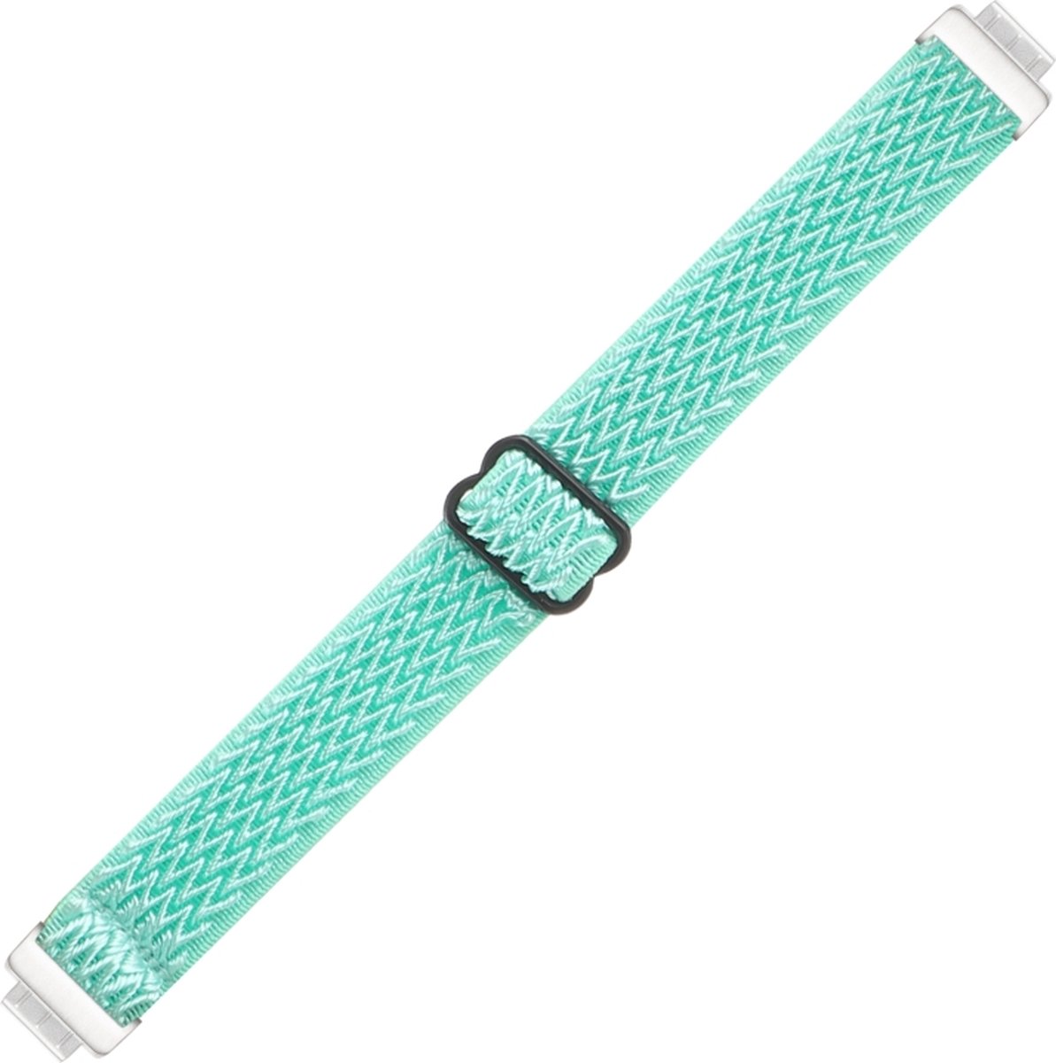 Nylon bandje - geschikt voor Fitbit Inspire 2 en Fitbit Ace 3 - mintgroen