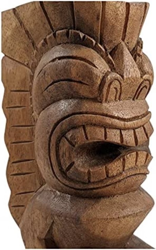 Coco Papaya Tiki Ku Polynesisch, suarhout, 20 cm | bol.com