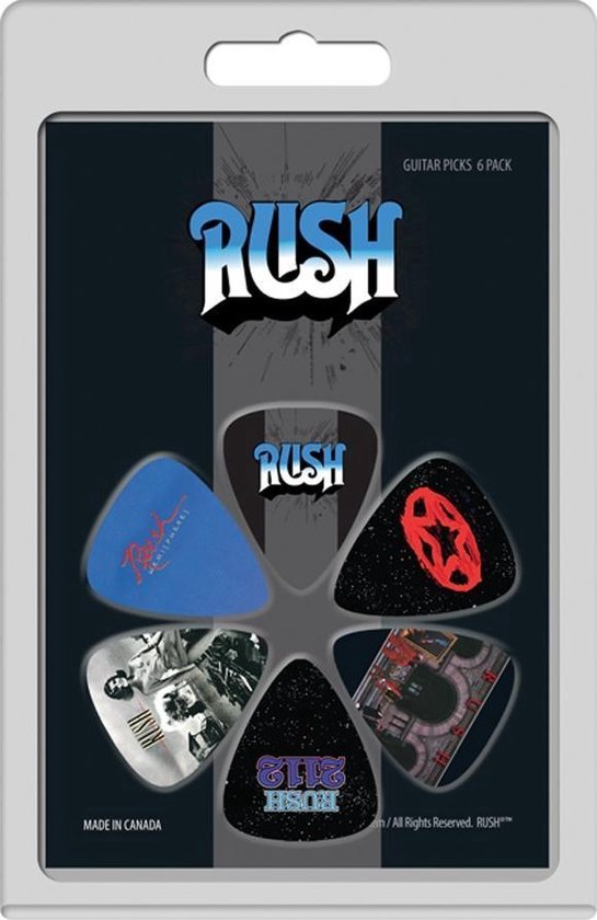 Perri's - Rush - Plectrum - Medium 0.71 mm - 6-pack