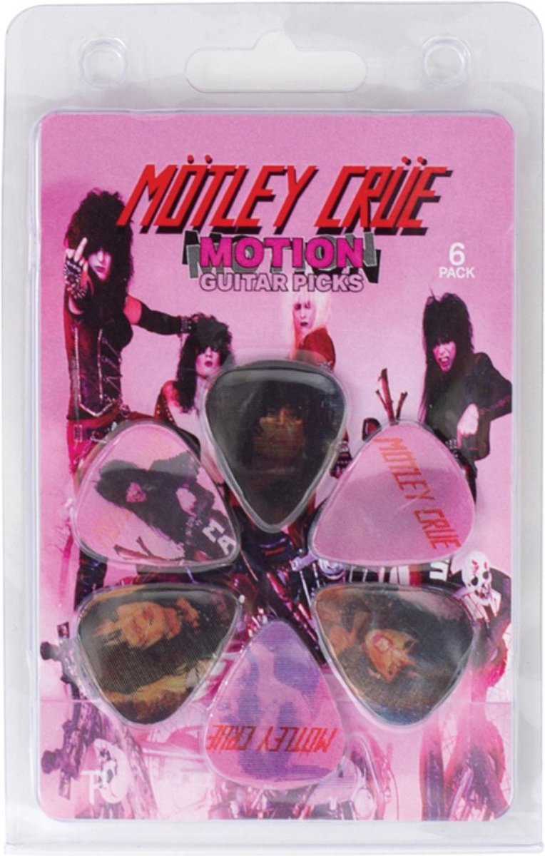 Perri's - Mötley Crüre - plectrum - Medium Motion 0.71 mm - 6-pack