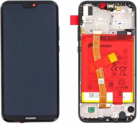 Module d'affichage LCD pour Huawei P20 Lite (ANE-LX1) + écran tactile +  cadre, Zwart,... | bol.com