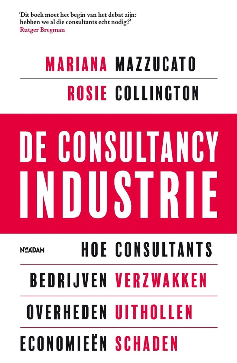 Omslag van De consultancy industrie