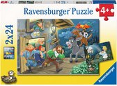 Ravensburger puzzel Sprookjes - Legpuzzel - 2x24 stukjes