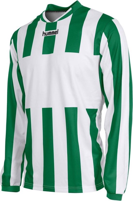 hummel Madrid Shirt lm Sportshirt - Vert - Taille XXL