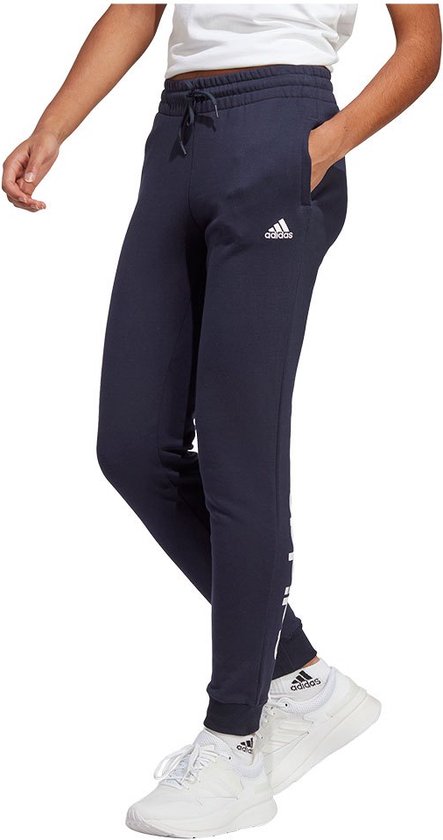 adidas Sportswear Essentials Linear French Terry Cuffed Broek - Dames -  Blauw - XS | bol.com