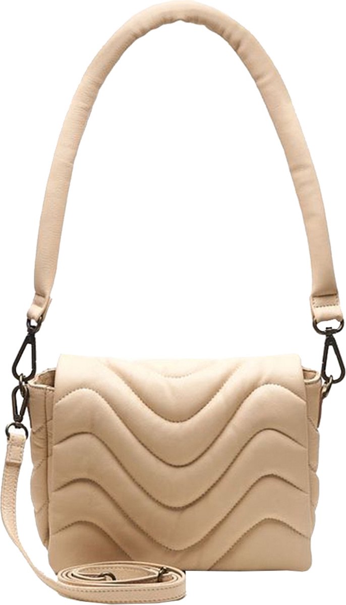 Chabo Bags - Sorrento - Schoudertas - Leer- Off white / Roomwit