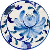 Return to Sender | Schaaltje met blauwe bloemenprint - dessin 1 Ø 11 cm