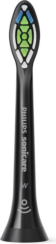 Philips Sonicare W2 Optimal White HX6064/11 - Opzetborstels - 4 stuks - Zwart