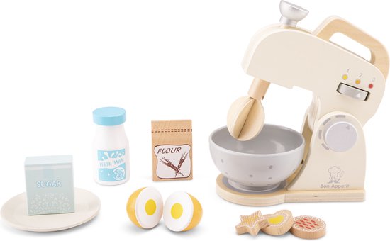 New Classic Toys - Ensemble - Robot Mixer - Blanc