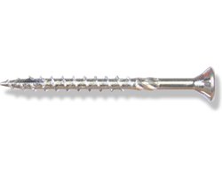 WOODIES® Ultimate Platverzonkenkopschroef Torx Verzinkt 4x50 Deeldraad VE=200 - 61540402