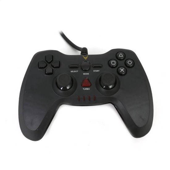 Omega Gamepad/Controller Warrior Zwart Geschikt voor de PS3 / PS2 / PC/COMPUTER [42401] - Omega