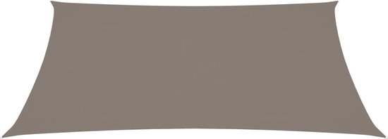 vidaXL Parasol rectangulaire 2 x 3 m Tissu Oxford Taupe