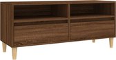 vidaXL-Tv-meubel-100x34,5x44,5-cm-bewerkt-hout-bruin-eikenkleur
