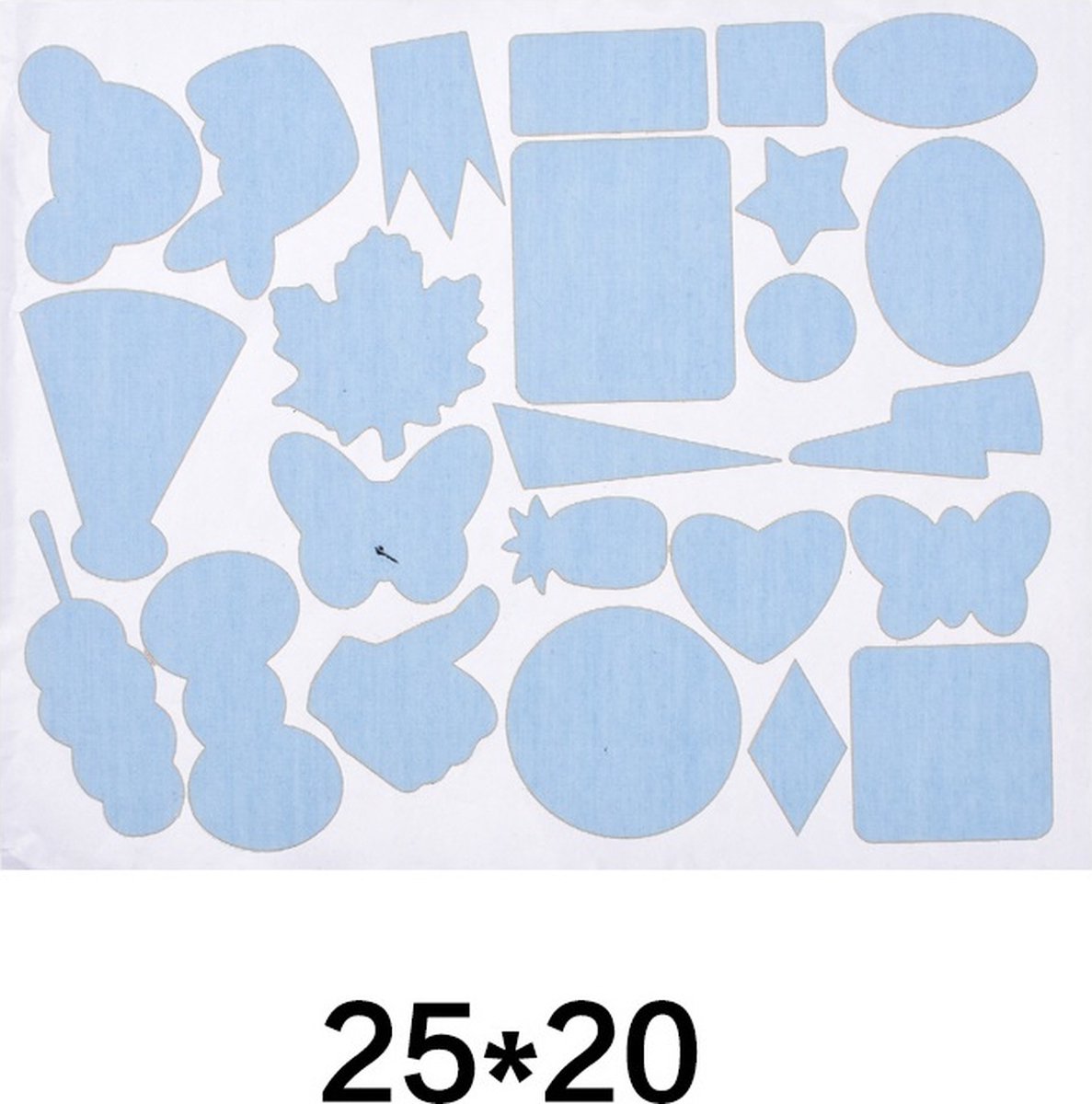 Generic 20 Stuks Zelfklevende Jeans Reparatiepatches Mix