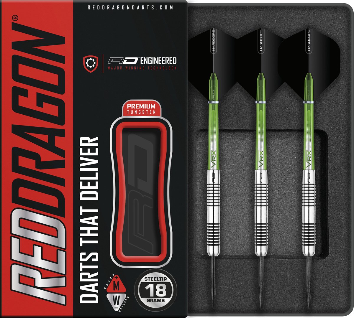 Red Dragon Featherlite 7 85% - Dartpijlen