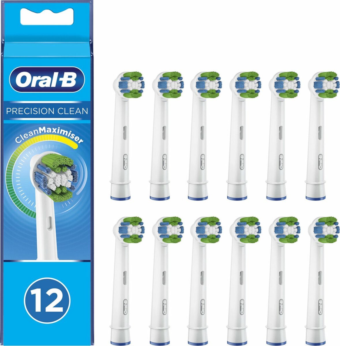 Oral-B Precision Clean - Met CleanMaximiser-technologie - Opzetborstels - 12 Stuks - Oral B