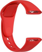 Siliconen bandje - geschikt voor Xiaomi Redmi Watch 3 - rood