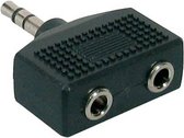 Verloop Plug - Mini Jack - 2x Mini Jack Female