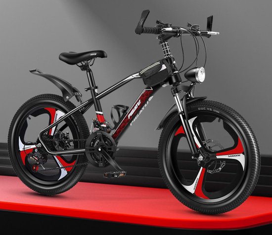 Vélo pour enfants Speedy Wit 12 pouces avec panier et roues d'entraînement  | Freins à... | bol.com