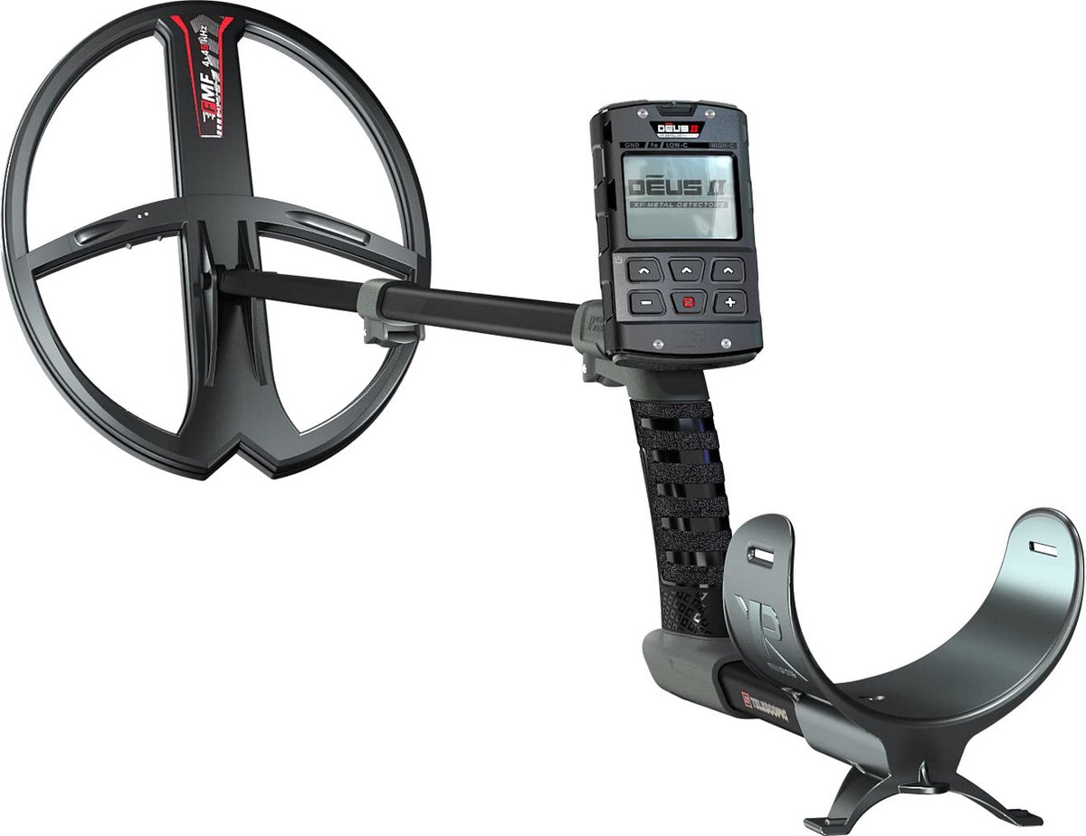 XP Deus 2, met 34x28 zoekschijf, Professionele Metaaldetector Waterdicht, oplaadbaar, vouwbaar, Draadloos