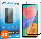 Mobigear Screenprotector geschikt voor Samsung Galaxy M33 Glazen | Mobigear Premium Screenprotector - Case Friendly - Zwart (2-Pack)