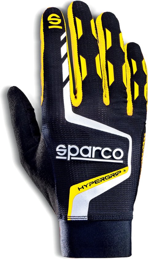 Sparco – Handschoenen Hypergrip+ – Sim Racing Handschoenen - Sport Gloves - Blauw/Geel/Groen/Rood — 9