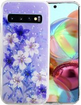 Silicone/TPU back cover Geschikt voor Samsung Galaxy S10 Plus print (5)