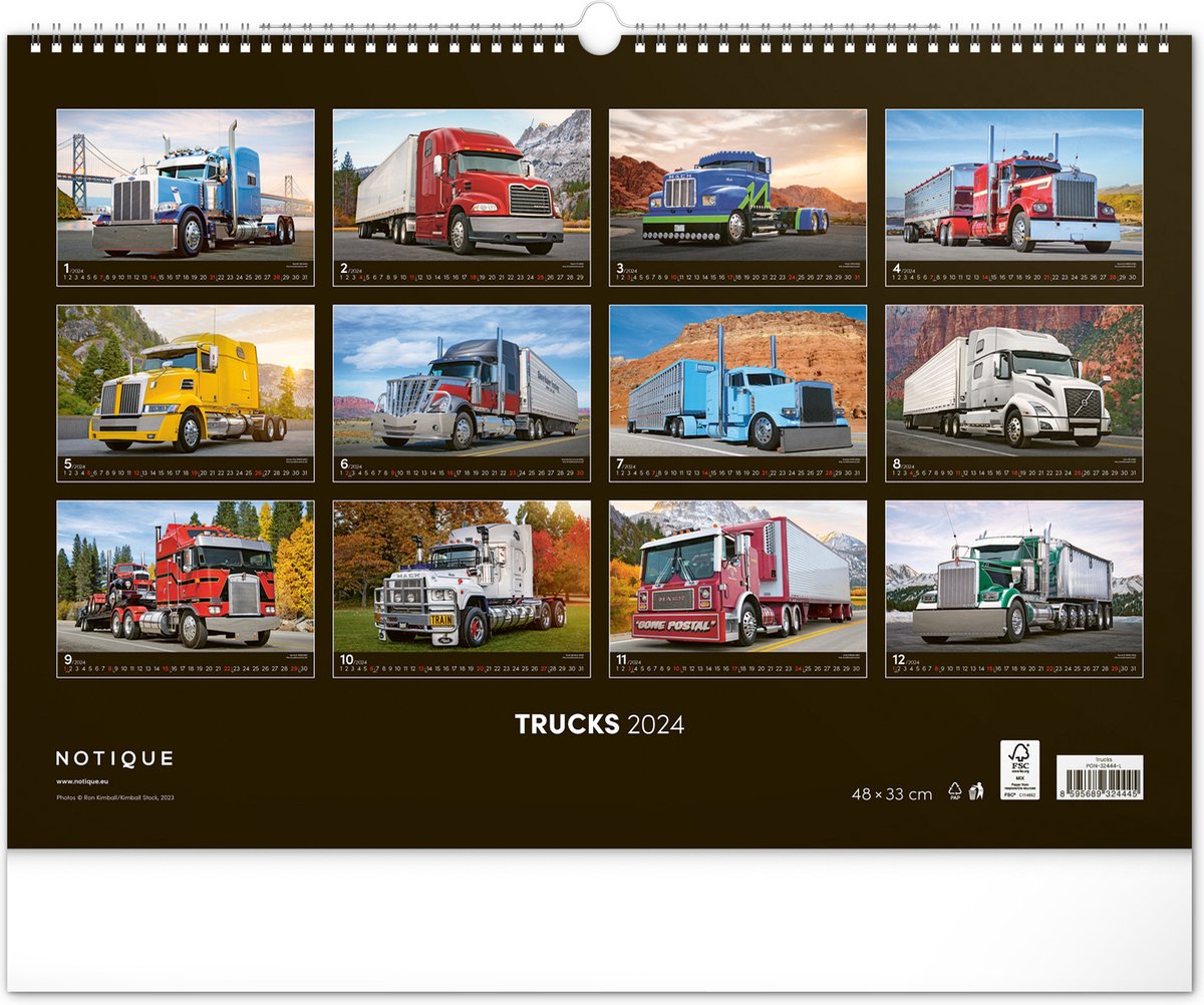 Trucks Kalender 2024 bol