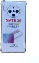 Hoesje Geschikt voor Huawei Mate 30 Anti Shock silicone back cover/Transparant hoesje