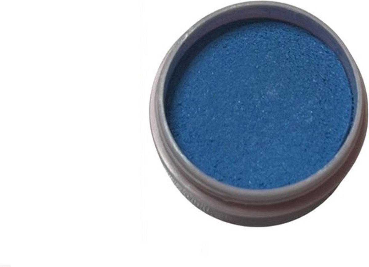 Goedkoopste Neon poeder blauw - Potje van 10ml - Nailart - Neon voor nagels - Poeder voor nagels - Nagelsalon - Nagelstyliste - Nepnagels - Nails