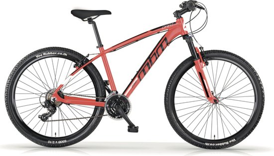 VTT Brutal - Avec 18 vitesses - Taille de roue 29 pouces - Vélo homme - Vélo de route - Vélo de ville - Taille de cadre 38cm - Rouge