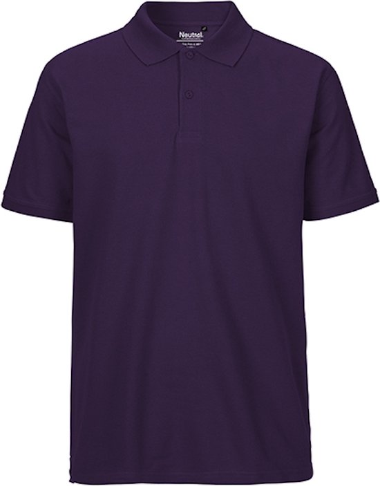 Men's Classic Polo met korte mouwen Purple - XS