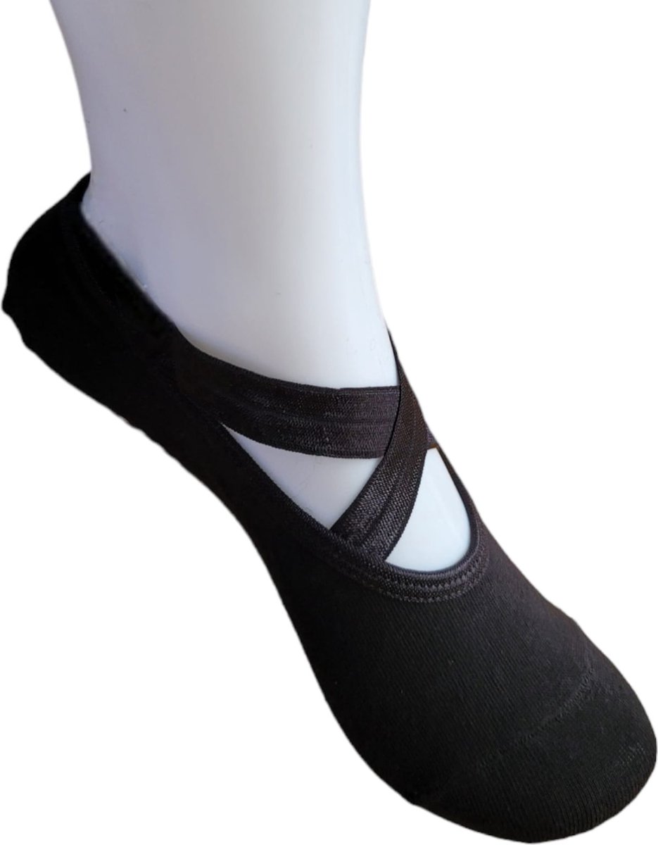 Yoga sokken antislip dames - Pilates sokken - yoga kleding dames - zwart - oDaani