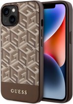 Coque Arrière Guess G-Cube MagSafe - Apple iPhone 14 Plus (6.7") - Marron