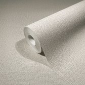 Kumano - Linnenlook - Wallpaper - Behang - Vliesbehang - Beige/Wit - 0,53 x 10,05 M.