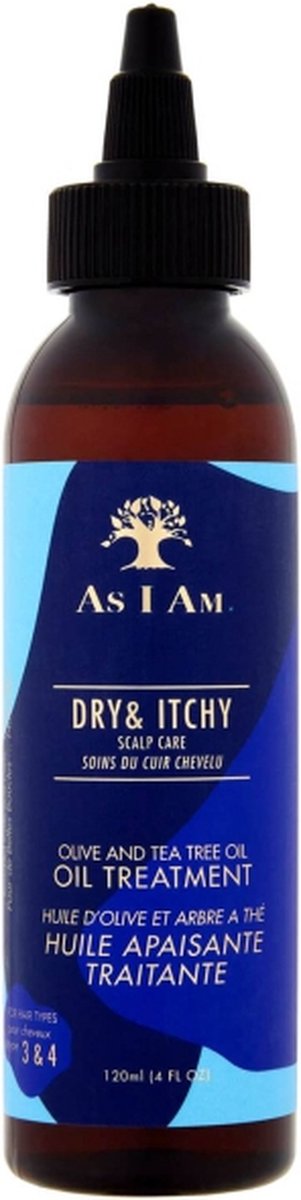 As I Am Dry and Itchy Scalp Care Olive and Tea Tree Oil Treatment 120ml