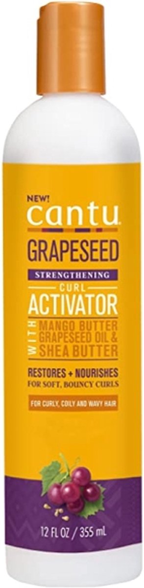 Cantu Grapeseed Curl Activator Cream 12 Ounce 355ml Pack Of 2