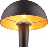 REALITY CANARIA - Tafellamp - Zwart-goud - incl. 1x E14 40W