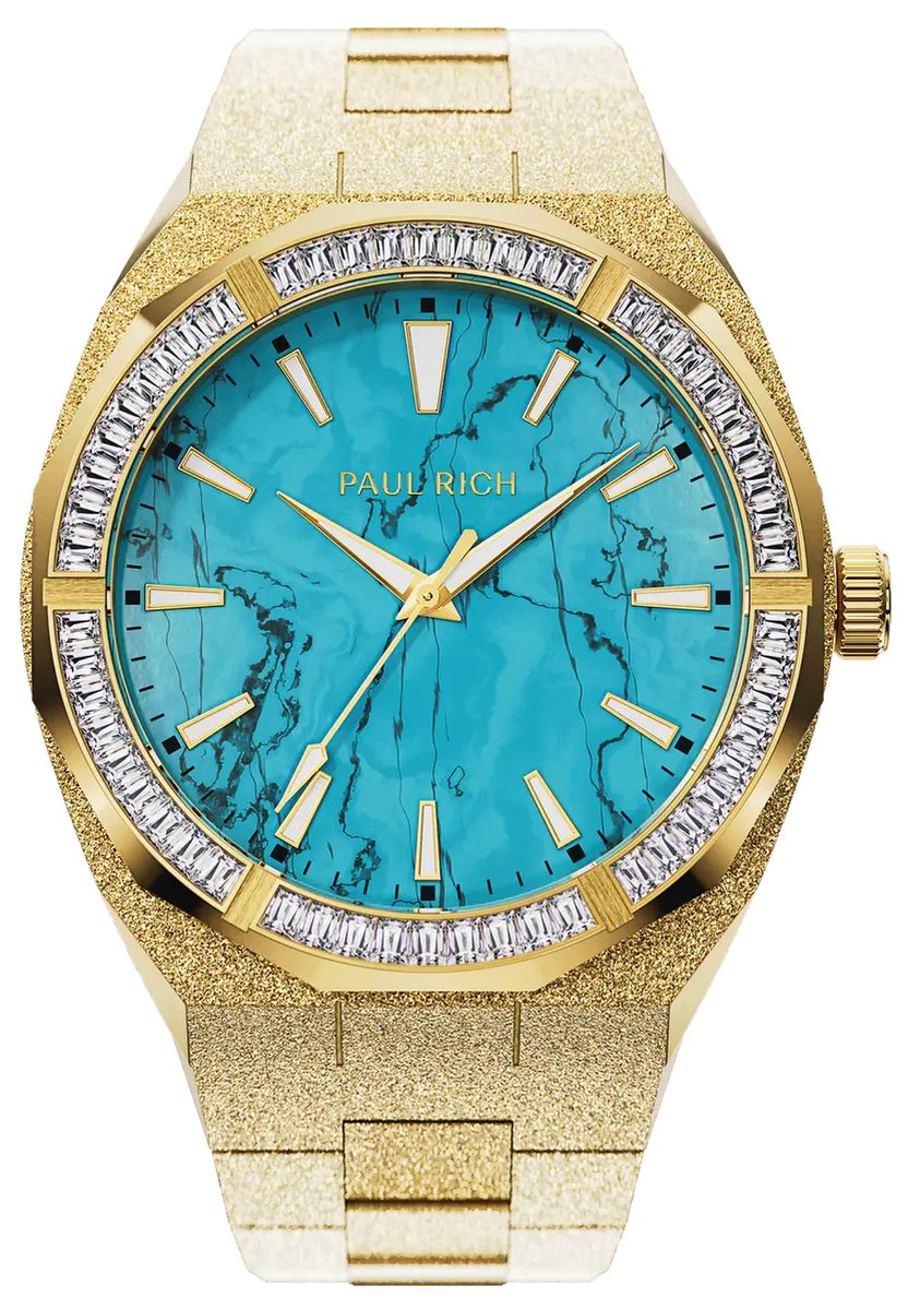 Paul Rich Frosted Star Dust Azure Dream Gold FSD21 horloge