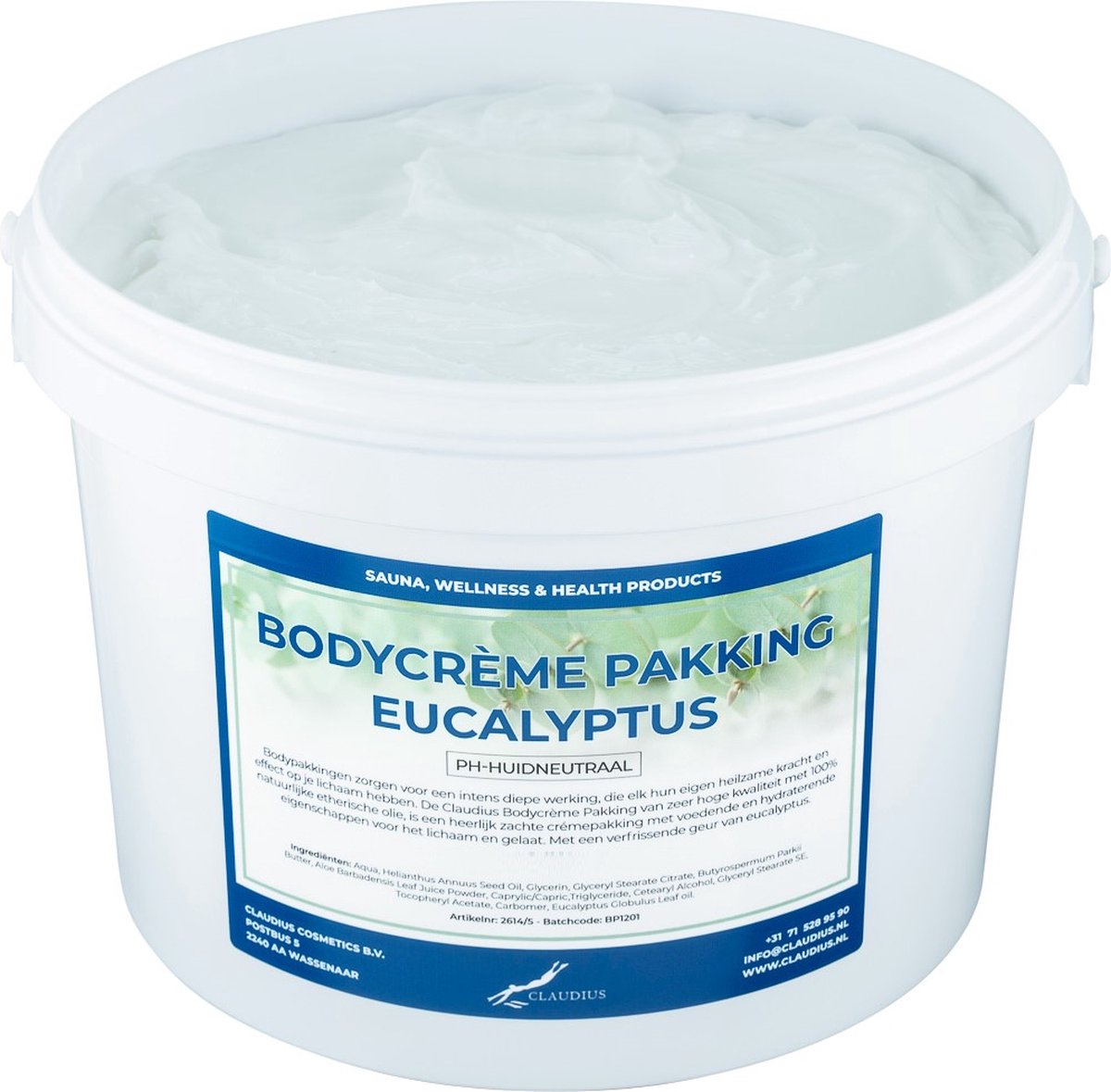 Goedkoopste Bodycrème Pakking Eucalyptus - 2,5 liter