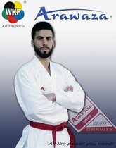 Kumite-karatepak Onyx Zero Gravity (rood) Arawaza | WKF (Maat: 190)