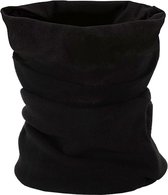 IVOL Unisex Nekwarmer Fleece met Microvezel - One size- Zwart - Wintersport - Sjaal - Mondmasker - Nekwarmer motor