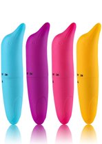 Mini Dolfin Vibrator I Mini Vibrator I Vibrator voor Vrouwen I Clitoris en G Spot Stimulatie I Dolfijn I Roze