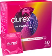 Durex Condooms Pleasure Me, breedte 56 mm, 40 stuks