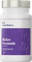 Nutribites Relax Formule - Ter ondersteuning in tijden van stress en drukte - Met valeriaan - 60 Vegan capsules