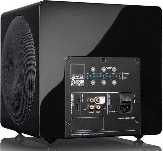 SVS: 3000 Micro Subwoofer - Piano Gloss Wit — afbeelding 2
