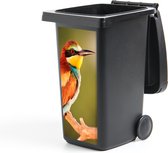 Container sticker Vogels - Bijeneter - Regenboog - Dieren - 38x80 cm - Kliko sticker