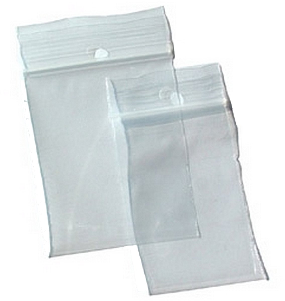 Gripzakjes 40x40 mm - 1000 stuks - 4x4 cm - 50 micron - Hersluitbare uitdeelzakjes